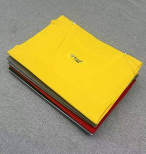 本命年黄色背心男士金黄色无痕内衣结婚闰月年新年打底跨栏背心男