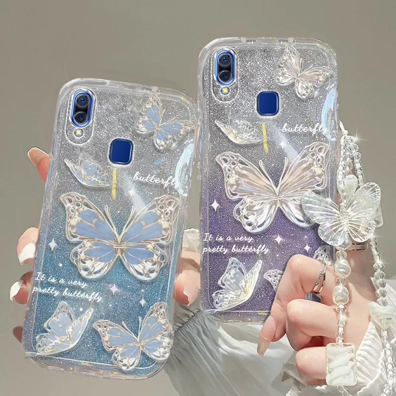 vivo U1手机壳U3透明U3X软T2套s1全包s6防摔pro潮s19奢华s20高档s12蝴蝶s15手链s16闪粉s17男s18女vivoU1