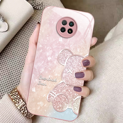 红米 note9[5G]/9Pro手机壳硅胶全包软note10[5G]/note10Pro[5G]玻璃超薄暴力熊新款高档卡通可爱