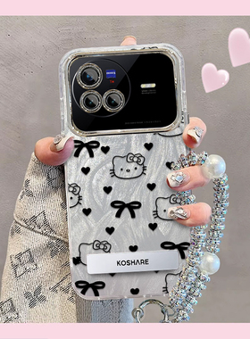 精孔kt猫vivoX80手机壳V2183A情侣全包防摔软高级男女可爱套外壳