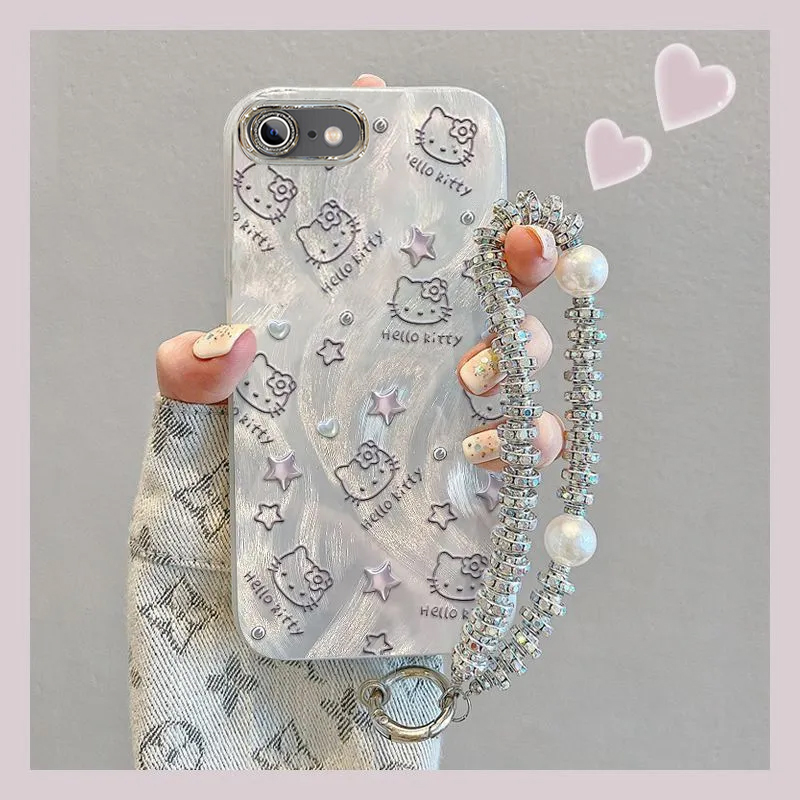 羽纱kt猫苹果6Plus手机壳iPhone6Plus情侣全包防摔男女可爱套外壳