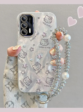 羽纱kt猫realme真我Q3Pro手机壳RMX2205情侣全包防摔女可爱套外壳