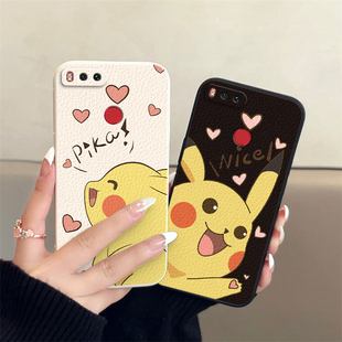 适用小米5X/6/6X/CC9/CC9E小羊皮情侣手机壳定制款高级感小众一对全包防摔适用MAX2/3/MIX2/2S/3/Note3