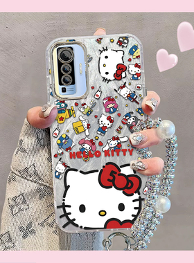 精孔kt猫vivoX50手机壳V2001A情侣全包防摔软高级男女可爱套外壳