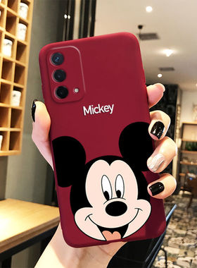 oppoA93手机壳a53软a9x液态a91硅胶a93套a3/a55/a7/a8/a1米奇a92s红色春节新年兔年