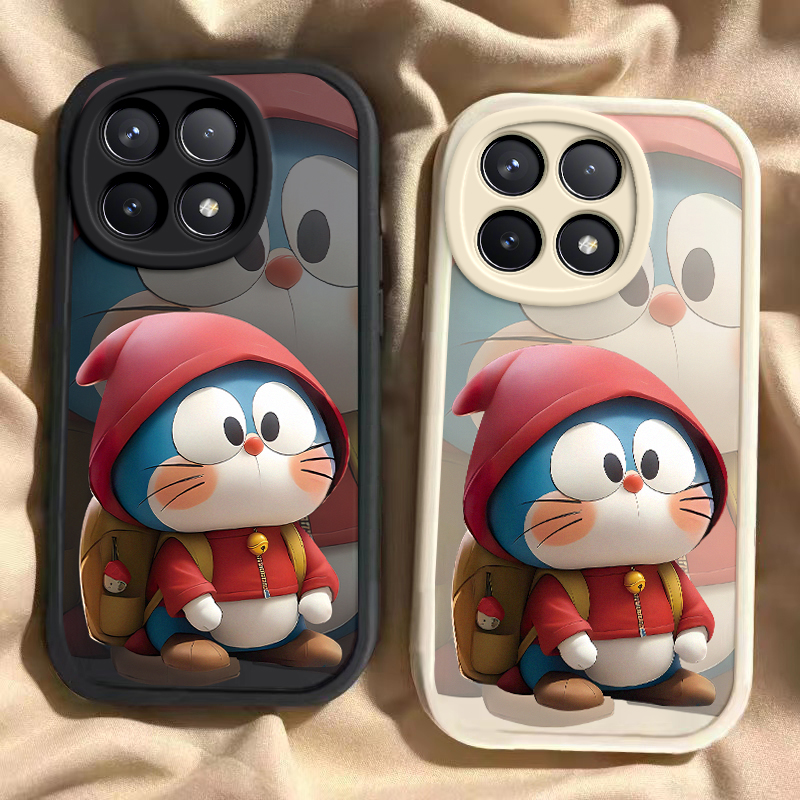红米k70/k70e/k70pro手机壳硅胶新款高档k70/k70e/k70pro卡通可爱全包套保护套软哆啦A梦