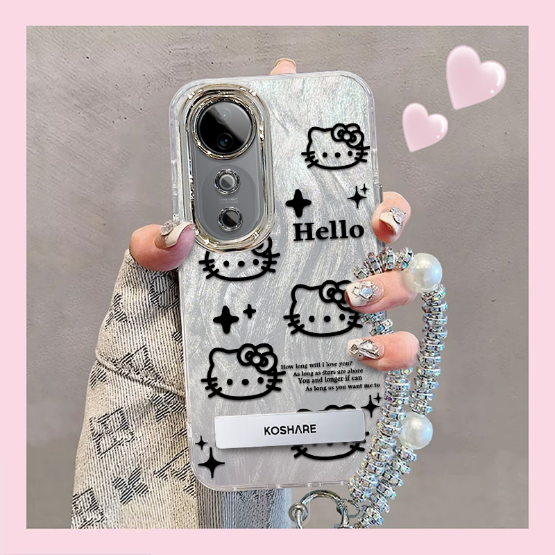 精孔kt猫vivoS19Pro手机壳V2362A情侣全包防摔高级男女可爱套外壳