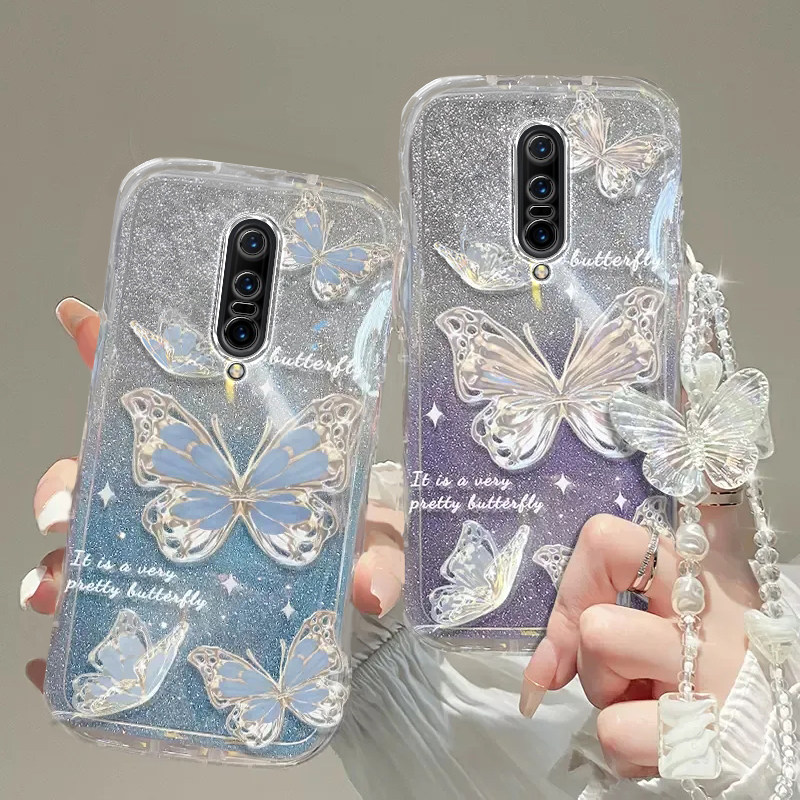 一加7pro手机壳1+5T透明1+7pro软1+6套1+8全包oneplus11防摔10奢华5潮6可爱12高档7蝴蝶8手链9闪粉男女13