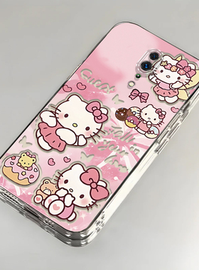 卡通kt猫OPPORenoZ壳透明PCDM10全包防摔高级男女可爱套外壳