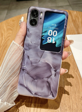 oppo Find N2Flip手机壳oppoFind N2Flip折叠屏oppoFindN2Flip壳膜一体保护套女晶莹闪粉繁星女神星空洛可可