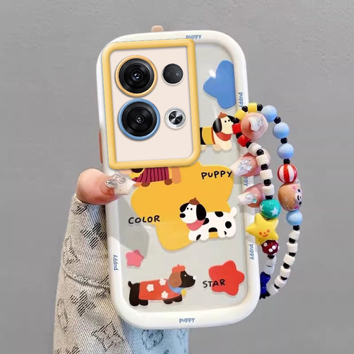 OPPOReno8Pro+手机壳PFZM10情侣全包防摔硅胶高级男女可爱套外壳