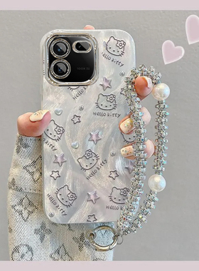 羽纱kt猫iQOO12Pro手机壳V2329A情侣全包防摔高级男女可爱套外壳