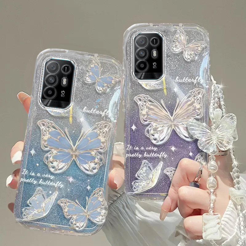 OPPO A95手机壳A91透明A92s软A93套A96全包A9防摔A11潮A97高级A1感A3pro蝴蝶A3X款A2男A5女OPPOA95新A8薄A7