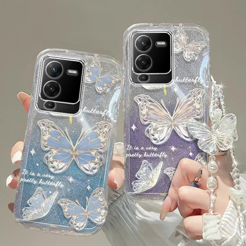 vivo s15手机壳s9透明E软s5套s1全包s6防摔pro潮s19奢华s7高档s10蝴蝶s12手链s16闪粉s17男s18女vivos15新NEX