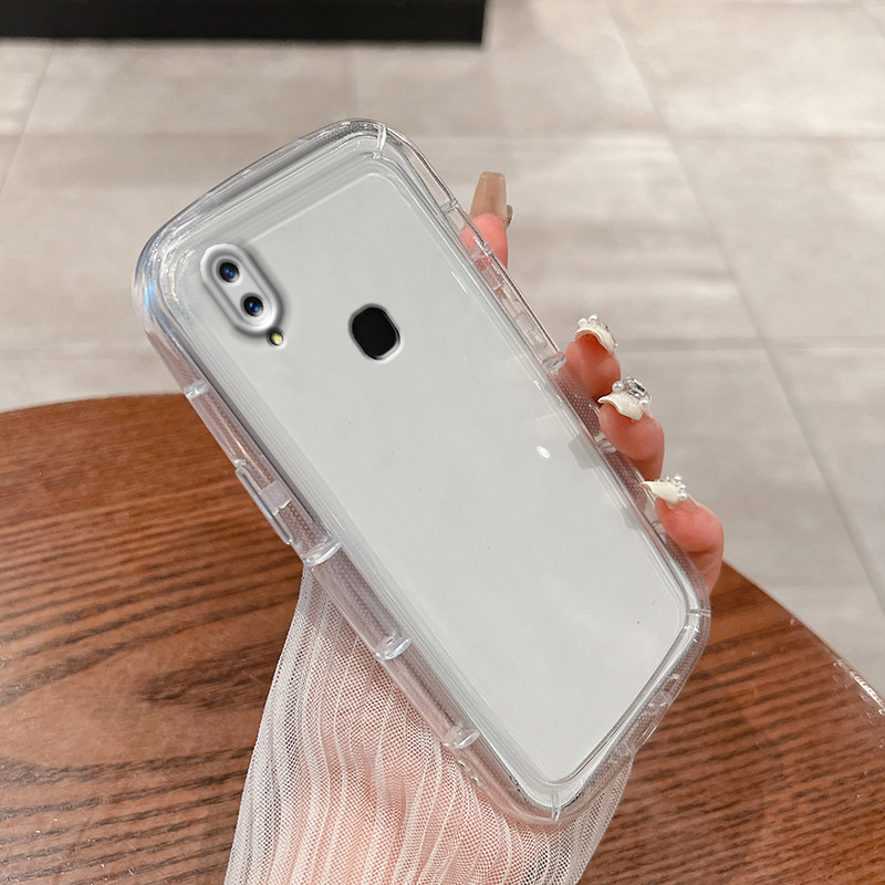vivo z1/z1i/z1青春版肥皂壳手机壳透明气囊z1/z1i/z1青春版男女款高级感全包防摔硅胶软壳套