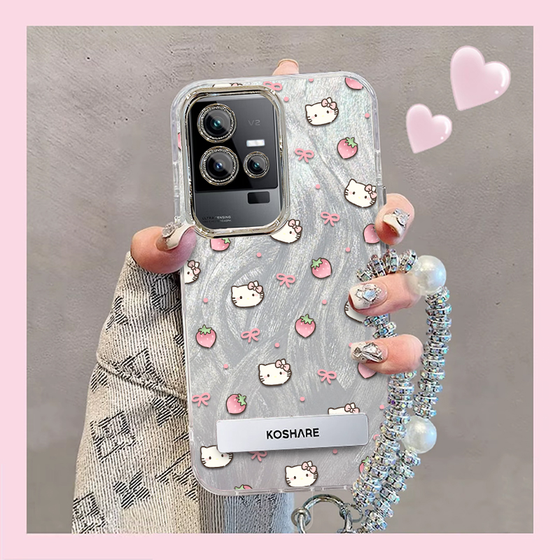 羽纱kt猫iQOO11手机壳V2243A情侣全包防摔硅胶高级男女可爱套外壳