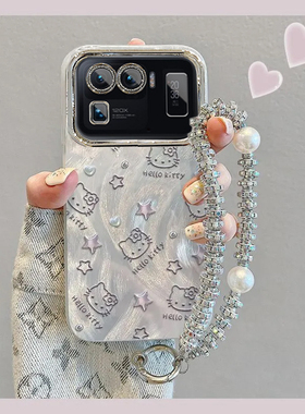 羽纱kt猫小米11Ultra手机壳M2102K1C情侣全包防摔男女可爱套外壳