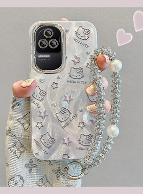 羽纱kt猫红米K50Pro手机壳22011211C情侣全包防摔男女可爱套外壳