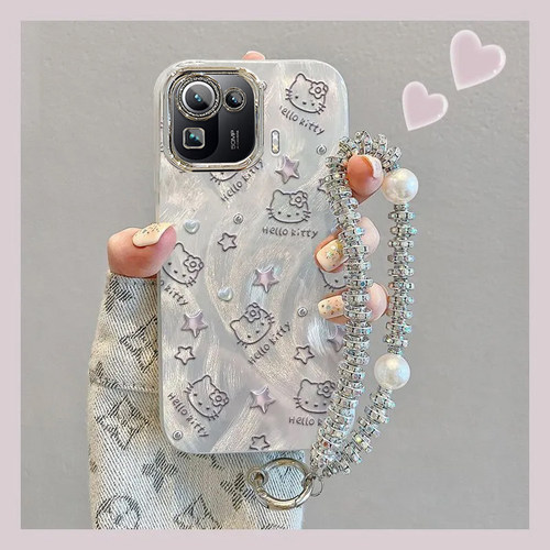 羽纱kt猫小米11Pro手机壳M2102K1AC情侣全包防摔软男女可爱套外壳
