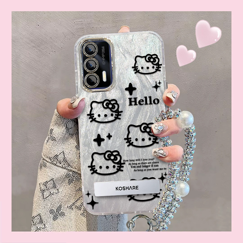 精孔kt猫realme真我GTNeo闪速版手机壳RMX3350情侣全包防摔可爱套