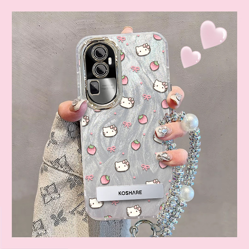 羽纱kt猫OPPOReno10Pro+手机壳PHU110情侣全包防摔男女可爱套外壳