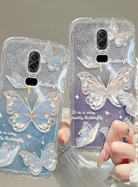 一加6手机壳1+5T透明1+6软1+7套1+8全包oneplus11防摔10奢华5潮6可爱12高档7蝴蝶8手链9闪粉pro男女13