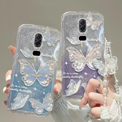 一加6手机壳1+5T透明1+6软1+7套1+8全包oneplus11防摔10奢华5潮6可爱12高档7蝴蝶8手链9闪粉pro男女13