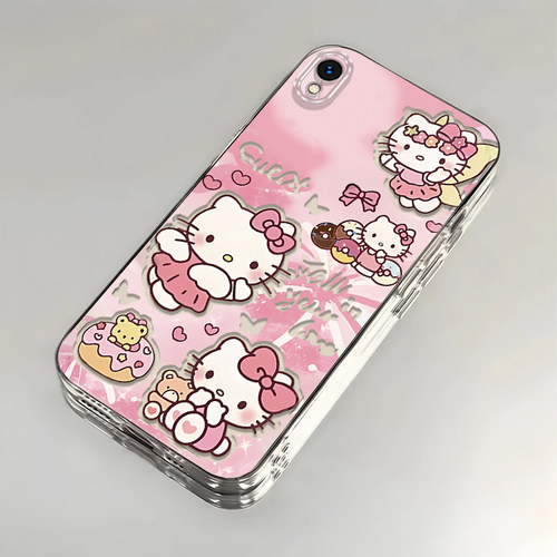 卡通kt猫OPPOA37m壳透明全包防摔薄软硅胶高级男女可爱套外壳