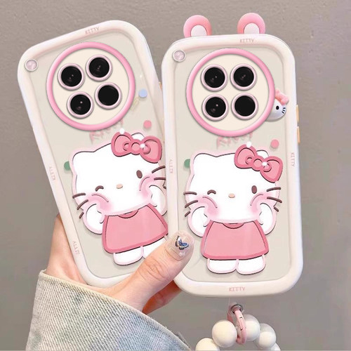 泡芙kt猫OPPOFindX8S壳PKT110情侣全包防摔软男女可爱套外壳