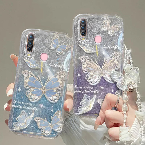 vivo Y3手机壳Y3S透明Y5S软Y7S套Y9S全包T防摔M+潮Y30高级Y31S感Y32蝴蝶Y33款Y35男E女vivoY3新Y36薄Y37