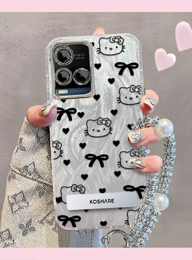 精孔kt猫vivoY32手机壳V2158A情侣全包防摔软高级男女可爱套外壳