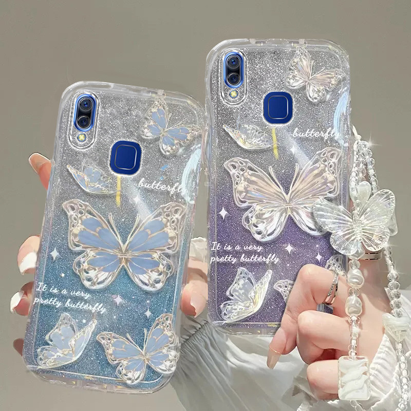 vivo Y95手机壳Y81S透明Y83软Y91套Y93全包T防摔Y97潮Y85高级Y70S感Y71蝴蝶Y67款Y72男S女vivoY95新Y73薄Y76