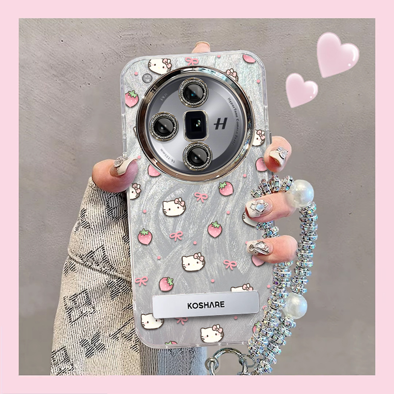 羽纱kt猫OPPOFindX7Ultra手机壳PHY110情侣全包防摔女可爱套外壳