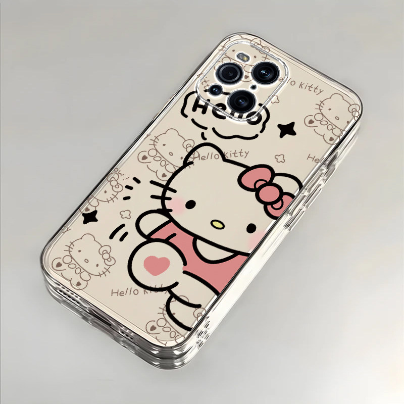 OPPO Findx3手机壳Find x5款x6全包x7新x8防摔X2潮软硅胶薄男女OPPO Find x3可爱pro +套KT猫高级