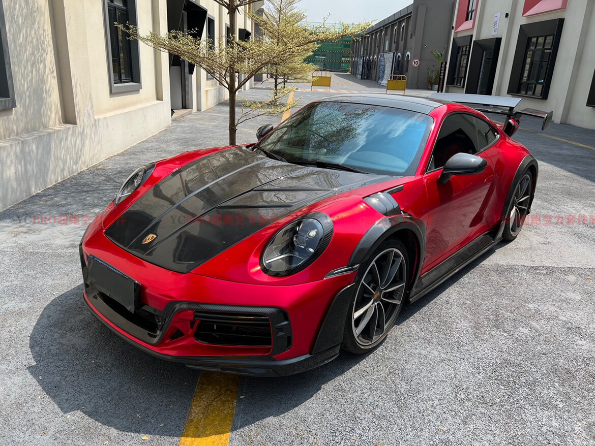 新款保时捷911/992改装升级TECHART GTstreet R泰赫雅特包围套件