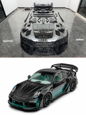 保时捷911/992改装升级MANSORY迈莎锐款包围套件前后杠尾翼排气