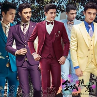 Công ty họp thường niên màu phù hợp với sân khấu đám cưới chủ nhà phù rể phù hợp với studio studio chụp ảnh chủ đề quần áo nam - Suit phù hợp vest nam đẹp