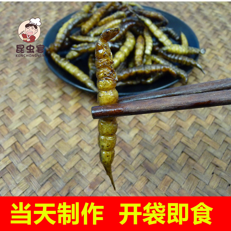龙虱幼虫水蜈蚣油炸食用昆虫宴鲜香虫子高蛋白即食昆虫