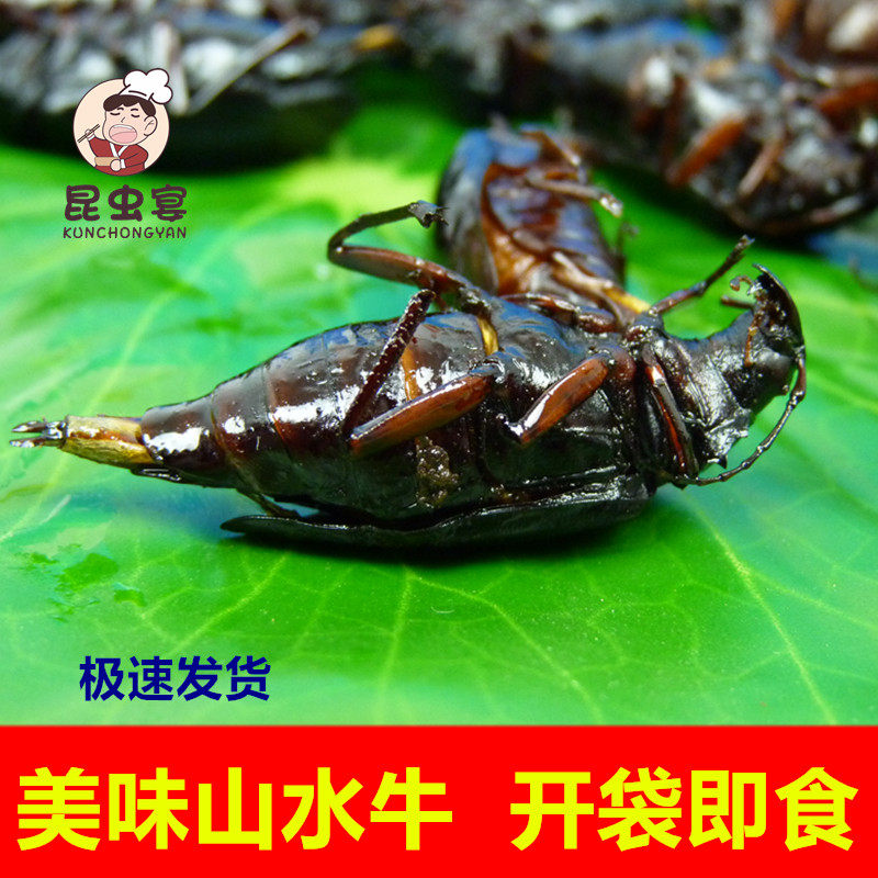 昆虫宴山水牛山山牛即食