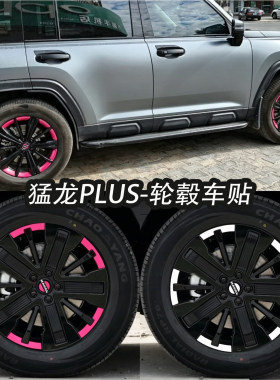 适用于哈弗猛龙PLUS轮毂改色贴膜