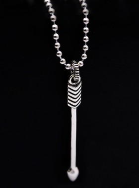 克罗潮爱心codyS925纯银吊坠五角星弓箭头创意男女款复古泰银挂坠