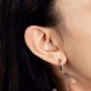 克罗潮GD鹿晗同款耳坠CH925纯银耳饰男女款爱心耳钉复古耳环耳圈