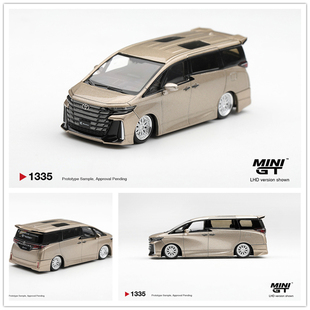 【预售】MINIGT 1:64 丰田 Toyota Vellfire 40 KUHL 金色 车模