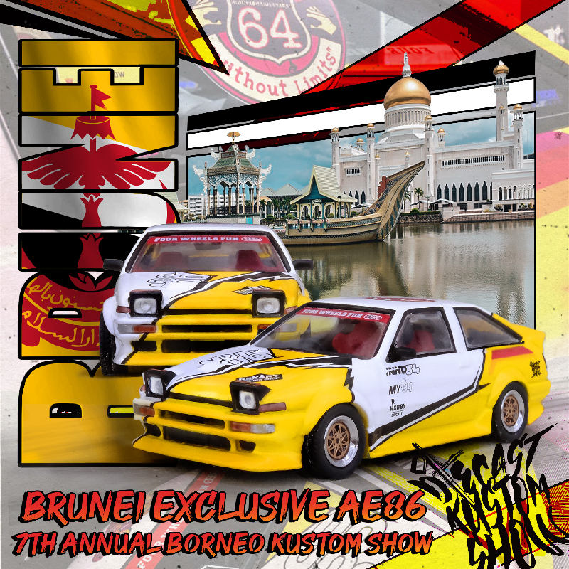 INNOTOYOTAAE86文莱合金车模