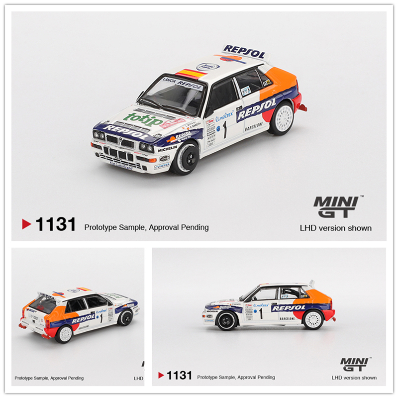 【预售】MINIGT 1:64 蓝旗亚 Delta HF Integrale Evoluzione #1