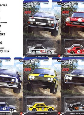Hot Wheels风火轮 高级普卡拉力赛车系列 奥迪本田达特桑合金车模