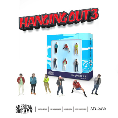 American Diorama 1:64 Figure set - Hanging Out 3 合金人偶