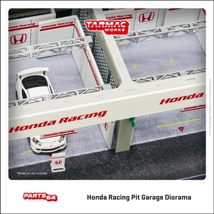 Tarmac Works 1:64 Pit Garage Diorama 場景 本田 Honda Racing