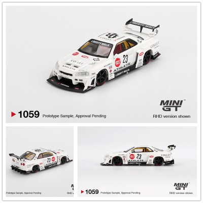 MINIGT 1:64 Nissan LB-ER34 Super Silhouette ATHLETE/COLLET