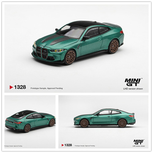 【预售】MINIGT 1:64 宝马 BMW M4 CS Frozen Isle of Man 曼岛绿